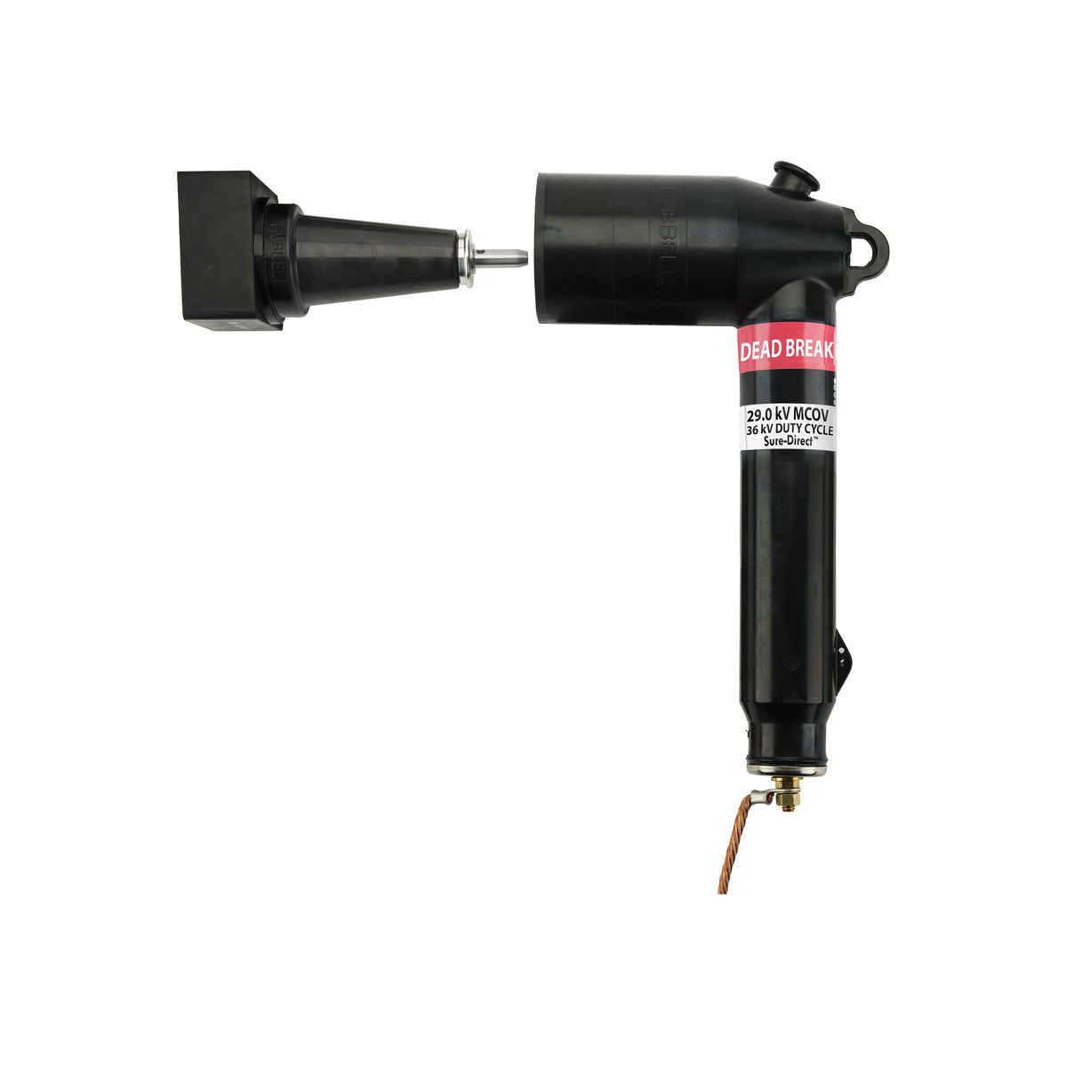 SureDirect™ 35 kV Class 600 A Deadbreak Elbow Arrester (22 kV MCOV